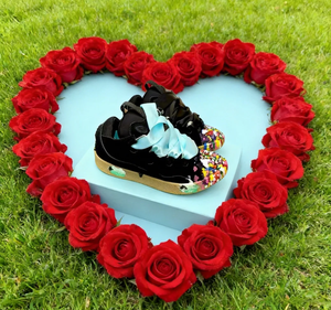 Chaussures de sport luxueuses en cuir et mesh avec semelle intermédiaire en EVA, lacets épais et larges. Disponible en tailles pour hommes et femmes - Product Image 2