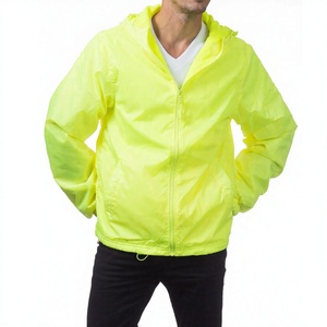 Chaqueta Cortavientos de Invierno para Hombre de Alta Calidad con Capucha, Diseño de Logotipo Personalizado, Servicio OEM, Venta al por Mayor, Ropa Urbana, Cierre de Cremallera, Impermeable - Product Image 3