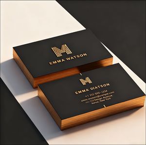 Clean Aesthetic Classic Minimalist Coated Paper Embossed Surface Corporate <strong>Business</strong> <strong>Cards</strong> with Digital Printing - Product Image 1