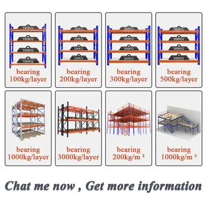 Heavy Duty Steel Warehouse Rack Industrial Pallet Storage Shelf Warehouse Metal Racking System Heavy Duty Boltless Shelving