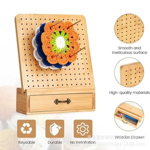 Tabla de madera cuadrada para tejer a mano, para ganchillo y punto, para uso doméstico, transfronteriza - Product Image 3