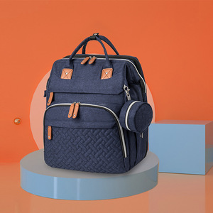 2024 Maman, mochila portátil multifuncional de poliéster para pañales de bebé, superventas, juego de viaje al aire libre, cama plegable especial, bolsa de momia - Product Image 2