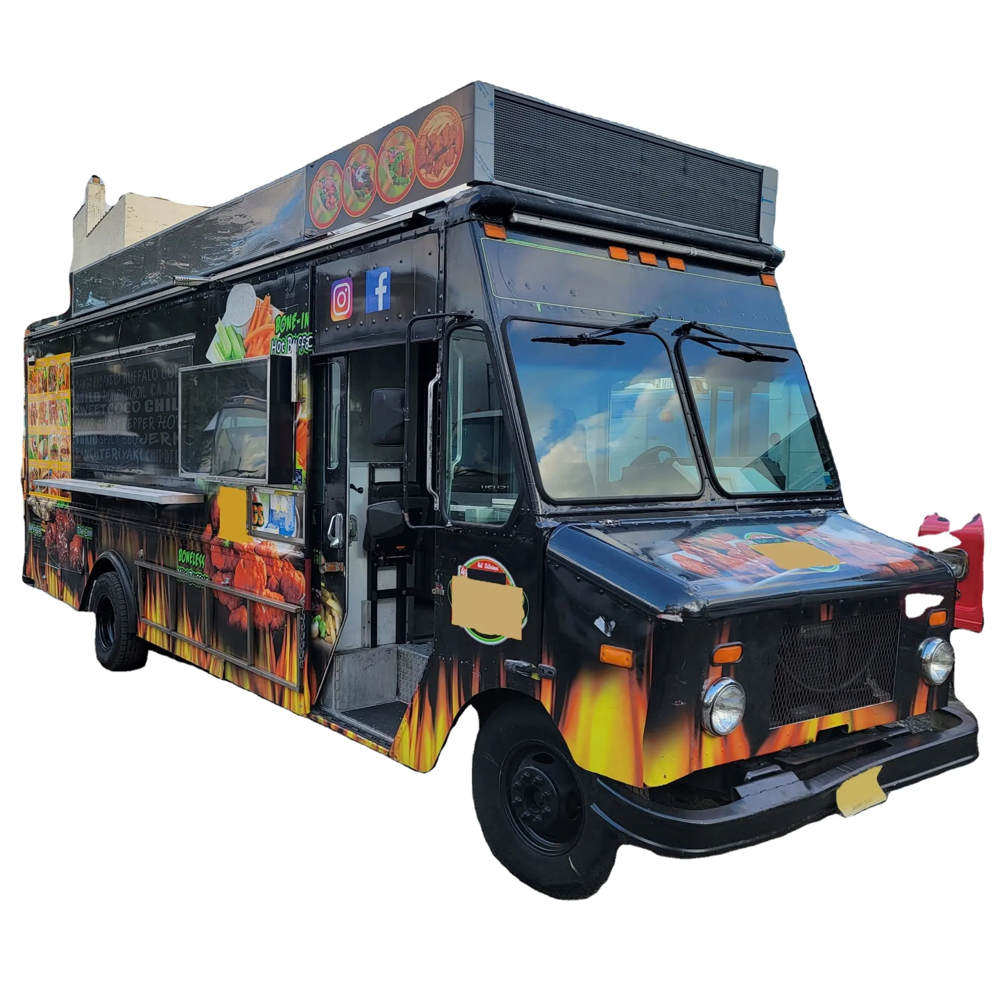 Tam mutfak ile en kaliteli özelleştirme mobil yiyecek arabası römork gıda kamyonu