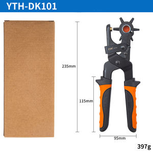 YTH Professionele Zware Lederen Gatenpons met Meerdere Maten, Rotatie Lederen Gatenpons Set met Ergonomische Handgrepen - Product Image 2
