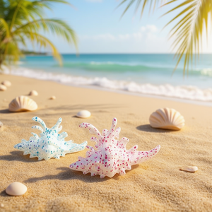 Fermacapelli a Forma di Conchiglia Maculata 10,5 Cm, Accessorio per Capelli da Donna - Product Image 3