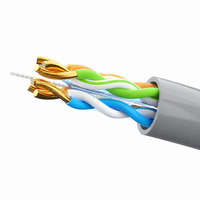 Cable LAN UTP CAT6A Yaogu 23AWG de Cobre Sólido, 500MHz, 10Gbps, para Red Ethernet, 305m, Revestimiento de PVC/LSZH, Cableado de Ingeniería