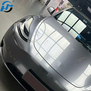 Vinilo para Rotulación de Vehículos PET TPU Fundido HD Gris Grafito Metálico, 1.52X18M/5X60FT, Un Rollo Completo, Pegatinas para Coche, Venta al por Mayor de Fábrica de Foshan - Product Image 6