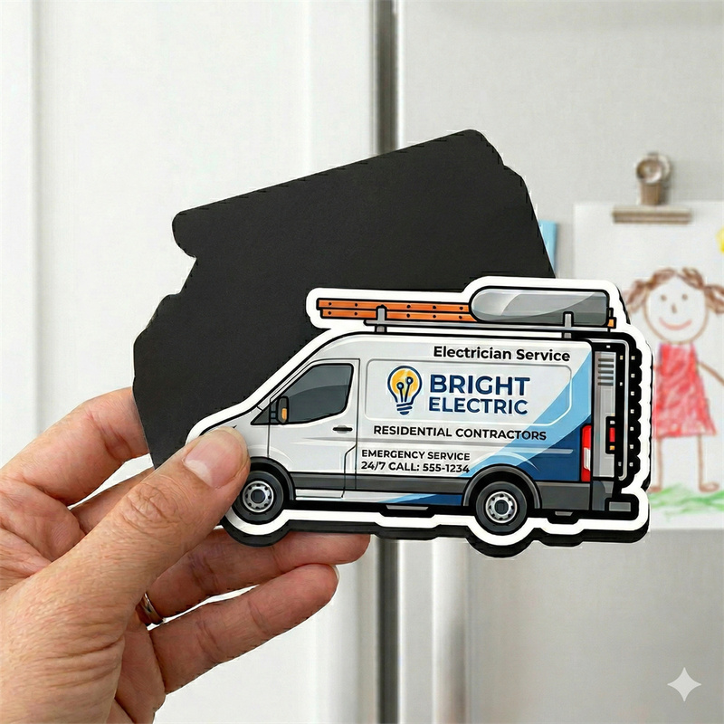 Electrician Service Advertising Custom Fridge Magnets