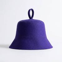 Chapeau de sauna en feutre 100% laine mérinos, sans couture, résistant à la chaleur, à dessus rond, coloré, épaissi, pour la Russie et le Japon