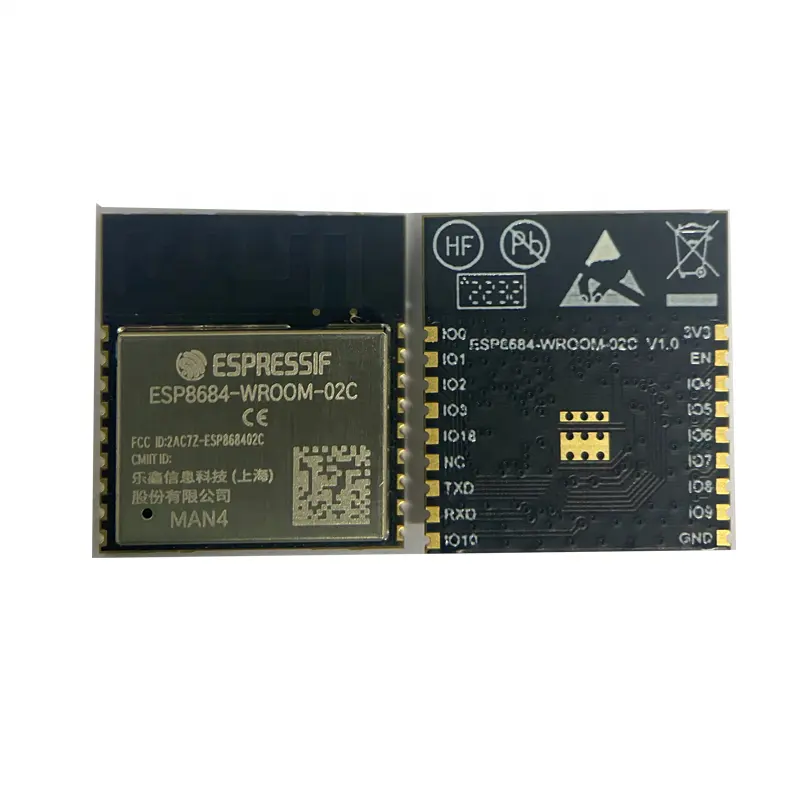 Оригинальный ESPRESSIF esp8684 микросхема esp32-C2 ESP8684-WROOM-02C ESP8684-WROOM-02UC ESPRESSIF, модуль Wi-Fi, модуль для умного дома iot