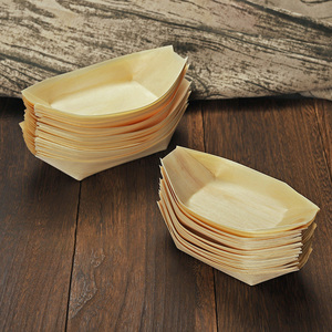 Bambus Écologique Japonais Jetable En Bois Pin <span class=keywords><strong>Sushi</strong></span> Bateau/Assiette/<span class=keywords><strong>Plateau</strong></span>/Cône pour <span class=keywords><strong>Maki</strong></span> California Roll - Product Image 3
