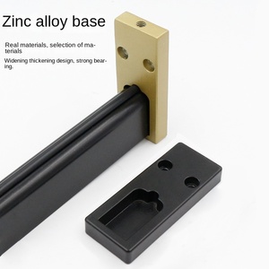 Stock Aleación de Zinc <span class=keywords><strong>Wafa</strong></span> armario Hardware muebles fijos accesorios para tubos Base ropa barra colgante - Product Image 2