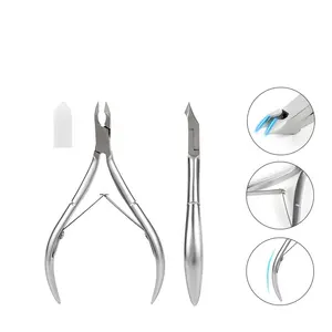 Eliter In Stock Cuticle Cuticle Nipper Stainless Steel Small Jaw Nipper Nghia One Spring Nail Cuticle Nippers