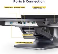 POS-терминал Longfly для розничной торговли и ресторанов, кассовый аппарат для малого бизнеса, Windows 11 Pro, Intel N97, 15.6/11.6 дюймов, двойной экран