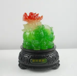 7-inch Pi Xiu Resin For Home Decoration Feng Shui Lucky Chinese Traditional Resin Crafts New Shape Mold Sculpturhandheld
