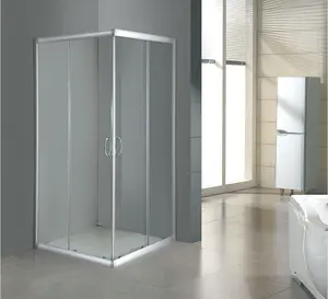 Badezimmer rollen Doppels chiebetür aus gehärtetem Glas Duschraum Kabinen gehäuse Moderne Dusch tür