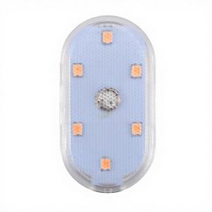 Nouvelle lampe LED magnétique sans fil HPX 12V pour coffre de voiture et plafonds de camion, recharge USB, lumière bleue, éclairage intérieur de voiture - Product Image 3