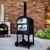 Four à pizza extérieur portable de 63 pouces à granulés de bois pour le camping et le jardin - Vente en gros