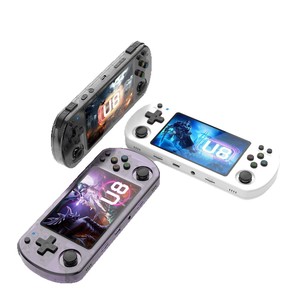 FORYOBUD U8 Console de jeu portable avec écran tactile couleur de 4,0 pouces 1280x720, batterie intégrée de 3500 mAh, 20000 jeux intégrés - Product Image 1