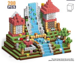 200 pièces de cubes magnétiques STEM, cubes d'empilage magnétiques pour enfants, aimants, cadeaux parfaits pour Noël et les anniversaires des garçons et des filles - Product Image 1