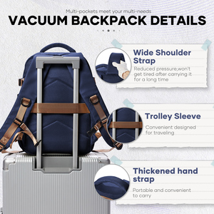 Bolsas <span class=keywords><strong>de</strong></span> Vacío para Ropa, Compresión para Viajes, Bomba Manual para Viajes en Avión, Bolsa <span class=keywords><strong>de</strong></span> Mano para Ryanair, <span class=keywords><strong>Mochila</strong></span> Universal <span class=keywords><strong>de</strong></span> Doble Asa - Product Image 6