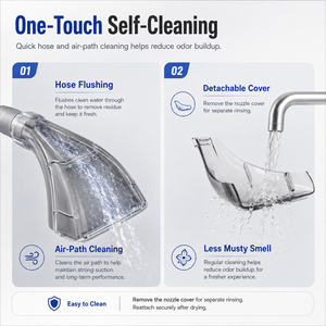 1200W Upholstery <b>Cleaner</b> Machine 13KPa Carpet <b>Cleaner</b> Hot Water Steam Spot <b>Cleaner</b> Sofa Cleaning Machine OEM Factory Supply - Product Image 3