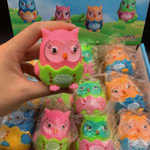 Jouet Squishy Hibou Mignon, Doux, à Remontée Lente, Jouet Sensoriel Anti-Stress à Presser pour Enfants et Adultes - Product Image 3