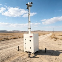 Cámara de Vigilancia Portátil de Alta Seguridad, Caja CCTV Cúbica con Protección IP65 a Prueba de Agua para Monitoreo de Zonas Comerciales Urbanas