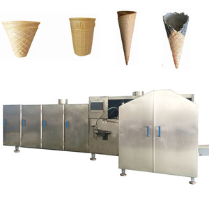 Nueva máquina para hacer conos de helado de galletas, horno de gofres enrollados, línea de producción mezcladora para hornear conos de helado de galletas - Product Image 3