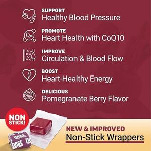 OEM <span class=keywords><strong>Total</strong></span> Beets Ultimate Heart Health, Suplemento de Apoyo para la Salud del Corazón, Masticables Blandos con Nitratos de Raíz de Remolacha y CoQ10, 60 Unidades - Product Image 3