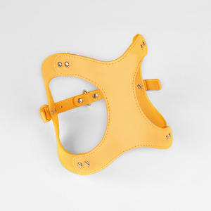 Tali Kekang Hewan Peliharaan dan Kalung Anjing Peliharaan Kulit Sapi Mewah - Product Image 2