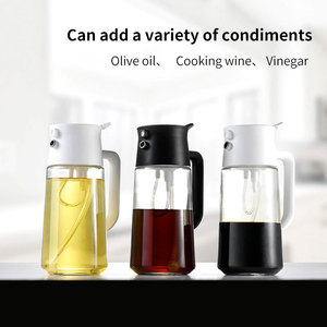 Food Grade Glass+PP Eco-Friendly Recyclable Reusable Kitchen Oil Spray <b>Bottle</b> - Product Image 6
