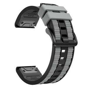 <span class=keywords><strong>Correas</strong></span> de Reloj de Goma Transpirables de Doble Color <span class=keywords><strong>Intercambiables</strong></span> de Ajuste Rápido Win-Win <span class=keywords><strong>Smartwatch</strong></span>, Compatibles con Garmin Fenix 7 - Product Image 6