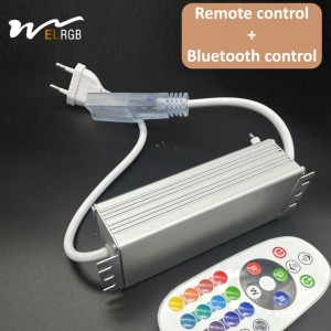 Vỏ kim loại cao áp 110V 220V ánh sáng không thấm nước RGB ánh sáng Dải điều khiển Điều khiển từ xa + điều khiển - Product Image 4