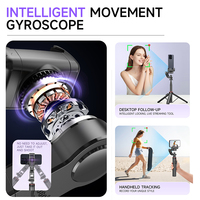 Cyke C22 Ai Face Tracking Cardanische Stabilisator 360 ° Opvouwbaar Statief En Selfiestick Met Afstandsbediening Voor Digitale Camera Vloggen