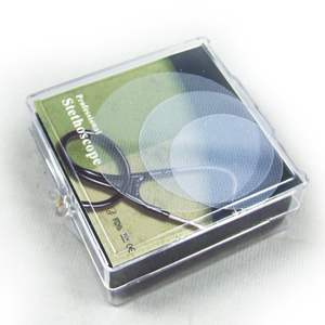 Estetoscopio Profesional KT-122 de Acero Inoxidable de Doble Cara para Adultos, Niños y Bebés, Grado Médico, Certificado CE TUV - Product Image 1