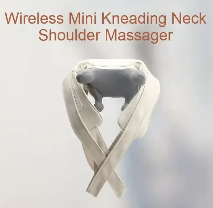 Pescoço e ombro Amassar Massageador com calor Corpo inteiro Use Massagem sem fio Produto Shoulder Massager