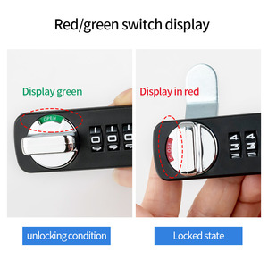 Cerradura Digital de Combinación de Alta Seguridad para Gabinetes con Acabado Pulido, Código Mecánico para Muebles de Oficina, Desbloqueo por Contraseña - Product Image 3