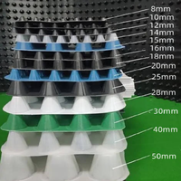 Planche de drainage moderne en plastique HDPE durable, imperméable, à surface texturée pour tunnels, sous-sols, fondations, jardins, barrages