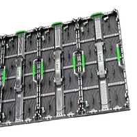 Layar LED Luar Ruangan Terbaik P2.6mm 500x1000mm Panel Dinding Hitam/Hijau untuk Acara Gereja, Periklanan, Audio Visual, dan Panggung