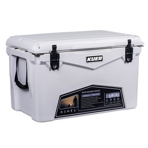 Nevera Portátil Kuer de 60L, Caja Refrigeradora Rectangular Blanca Aislada para Acampar, Almacenamiento para Barbacoa al Aire Libre - Product Image 3
