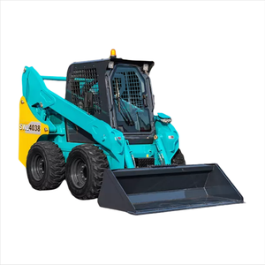 Mini-chargeuse compacte sur pneus SWL4038 pour travaux de construction, avec moteur diesel haute puissance, moteur et pompe PLC - Product Image 1