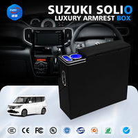 Mittelkonsolen-Armlehnen-Aufbewahrungsbox Auto-Organizer für Suzuki Solio Innenraum-Zubehör Armlehnen-Aufbewahrung