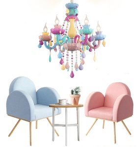 2018 la iluminación bello más popular candelabro de macarrón de cristal <span class=keywords><strong>moderno</strong></span> - Product Image 4