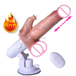 Sacknove Afstandsbediening Verwarmd Elektrisch Apparaat Volwassen Seksspeeltjes Dat Op En Neer Beweegt Paddestoelhoofd Realistische Dildo Machinegeweer - Product Image 6