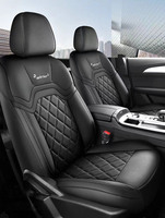 Pour Jetour X90 Plus Kits d'Intérieur 7 Places Housses de Sièges de Voiture Personnalisées Ensemble Complet Cuir Style Sportif Housses de Sièges Avant et Arrière Coussin