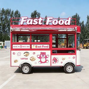 Camion de vente ambulante de crème glacée entièrement équipé avec cuisine complète, remorque de boulangerie, remorque de restauration rapide, chariot de nourriture de rue mobile - Product Image 3