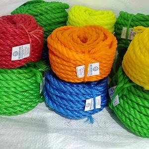 Fábrica India tejida HDPE poliéster 2MM/3MM/4MM/5MM/6MM 3 hilos PE cuerda UHMWPE polipropileno en espiral Hank rollo PP cuerda trenzada - Product Image 5