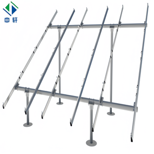 Système de montage de panneaux solaires en aluminium à installation facile et haute efficacité, certifié CE, garantie 10 ans, résistant au vent de 60 m/s - Product Image 4