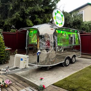 2025 China Commercial Stainless Steel Food Trailers Fitted Food Truck With Full <b>Kitchen</b> Bakery Food <b>Cart</b> Mobile Trailers <b>Kitchen</b> - Product Image 3